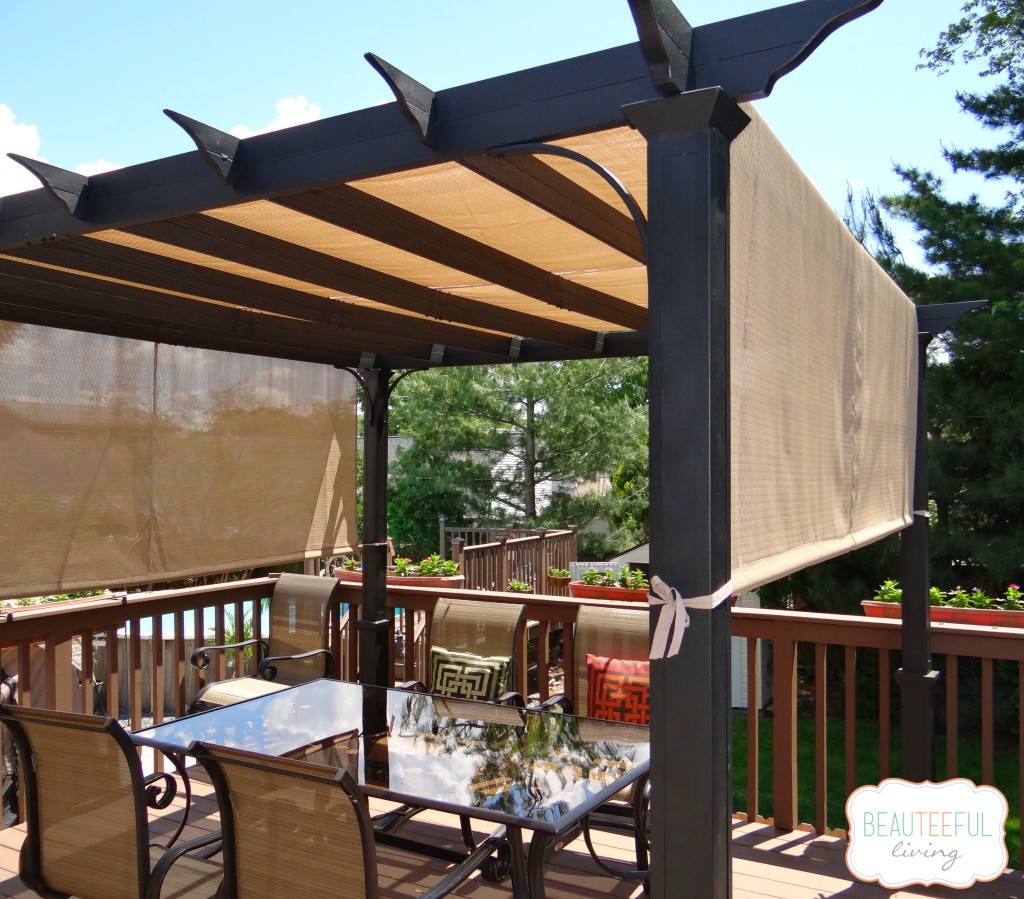 Our New Pergola - Shade at Last - BEAUTEEFUL Living