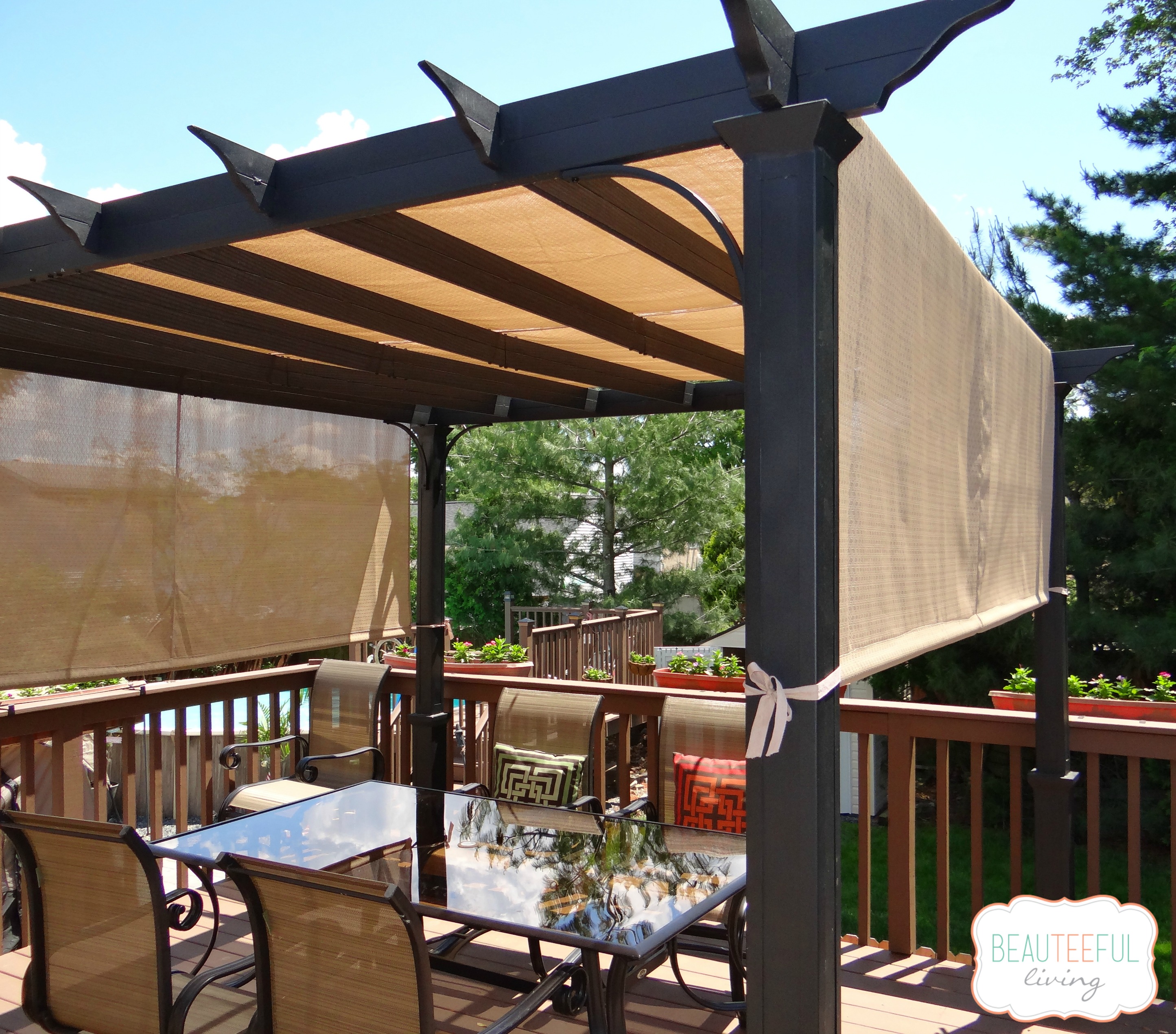 Our New Pergola - Shade at Last - BEAUTEEFUL Living