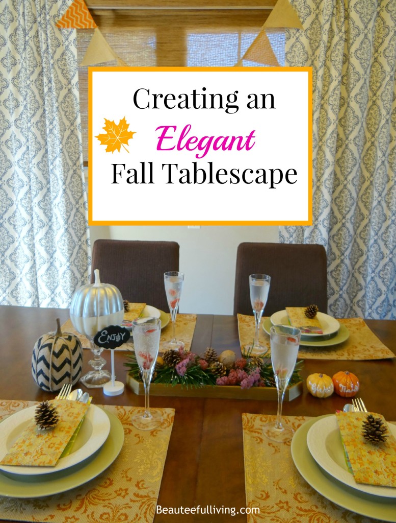 Elegant Fall Tablescape Beauteeful Living