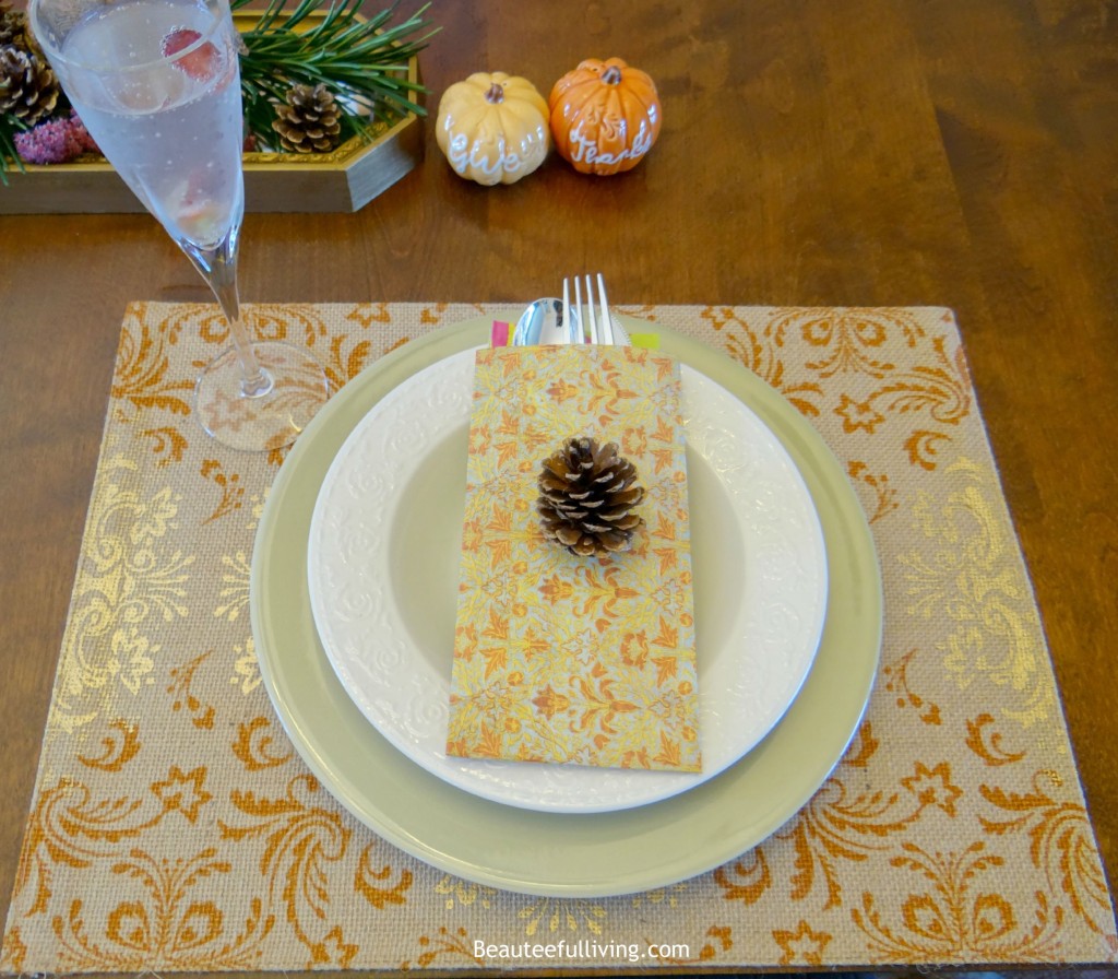 Fall Place Setting Beauteeful Living