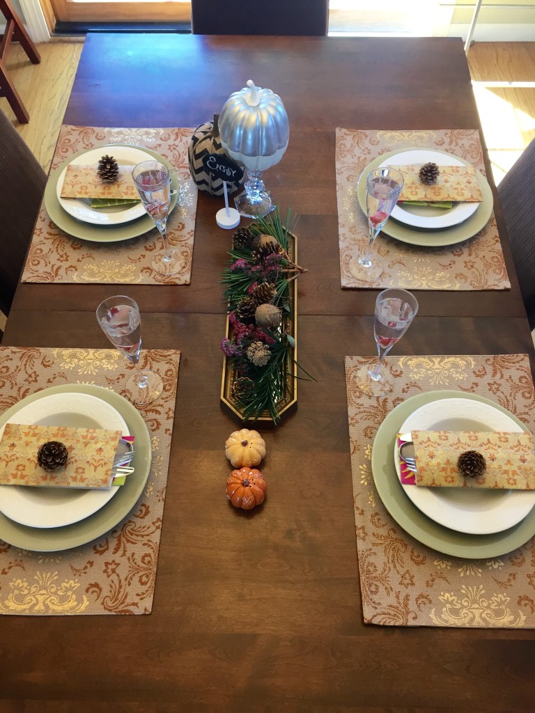 Fall tablescape alternate view - Beauteeful Living