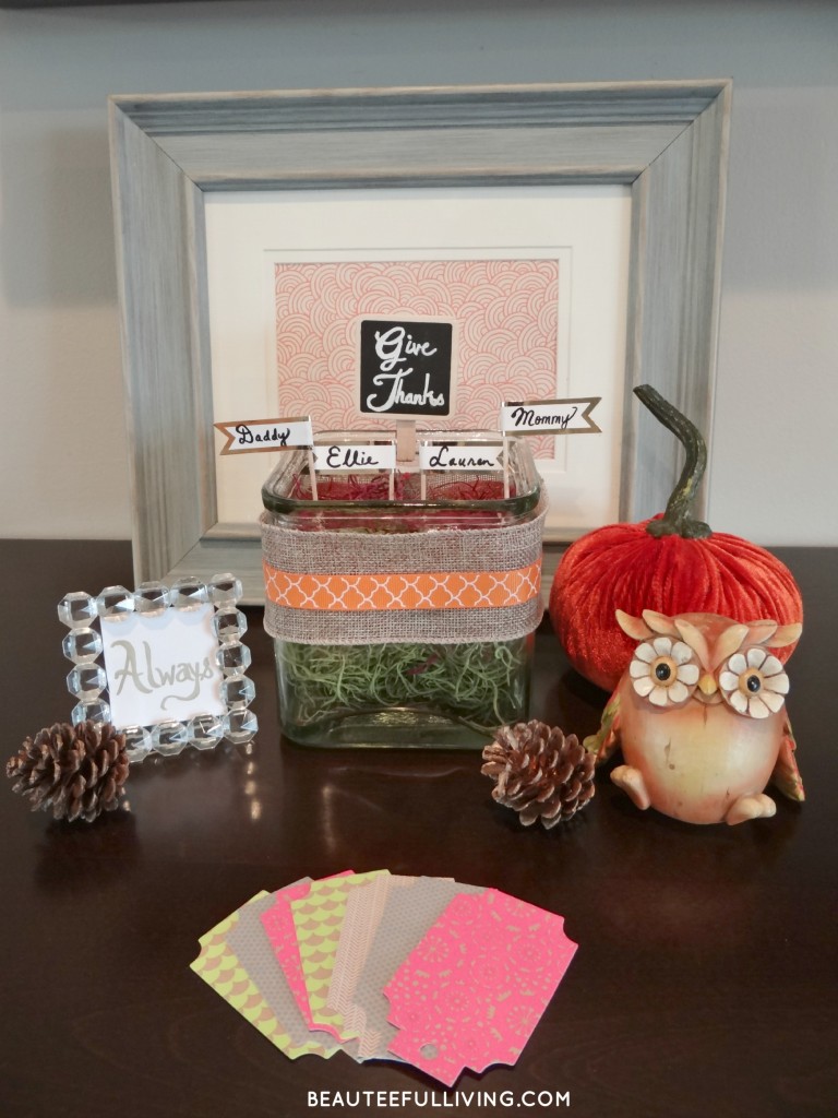 Give Thanks Container Display - Beauteeful Living