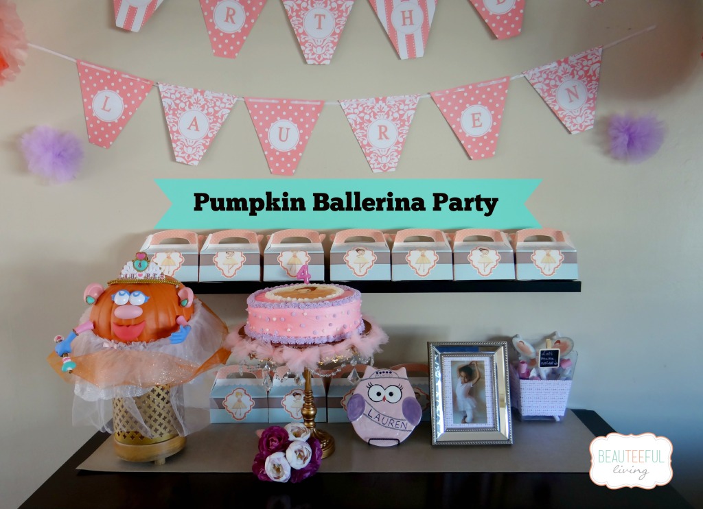 pumpkin ballerina party