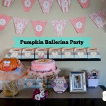 Pumpkin Ballerina Birthday Party