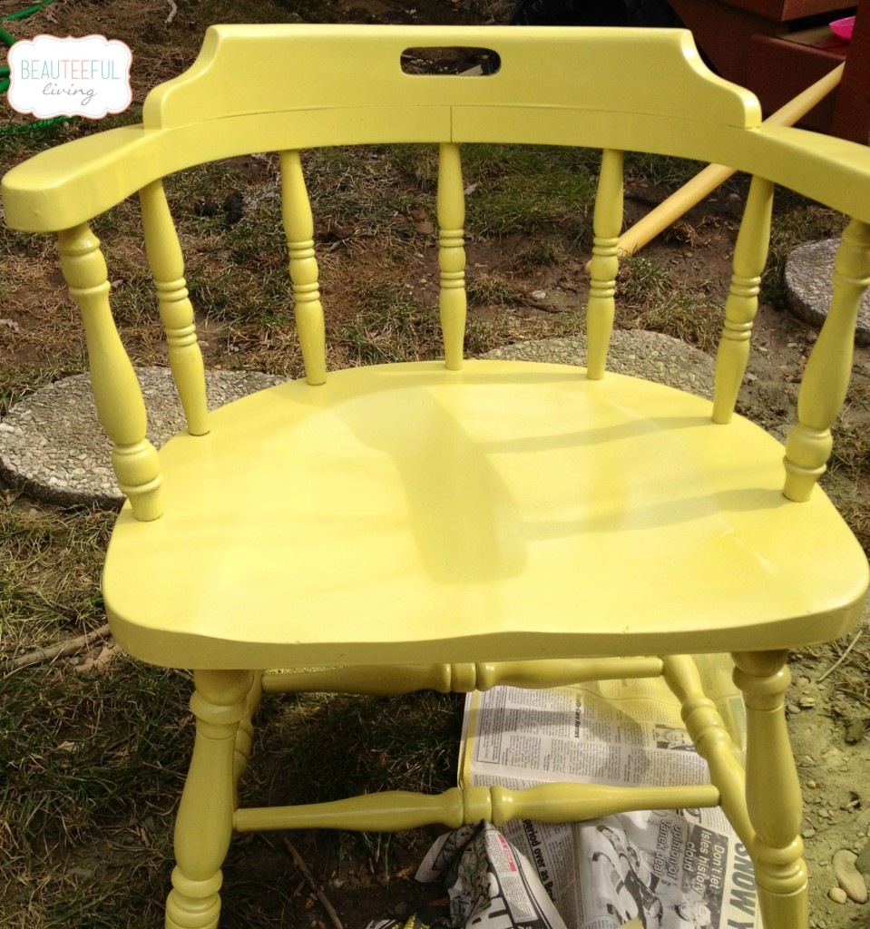 Painted chair rev