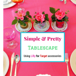 Simple and Pretty Lilly for Target Tablescape