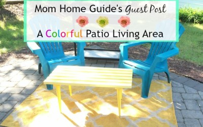 Guest Post – A Colorful Patio Living Area