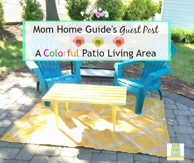 Guest Post – A Colorful Patio Living Area