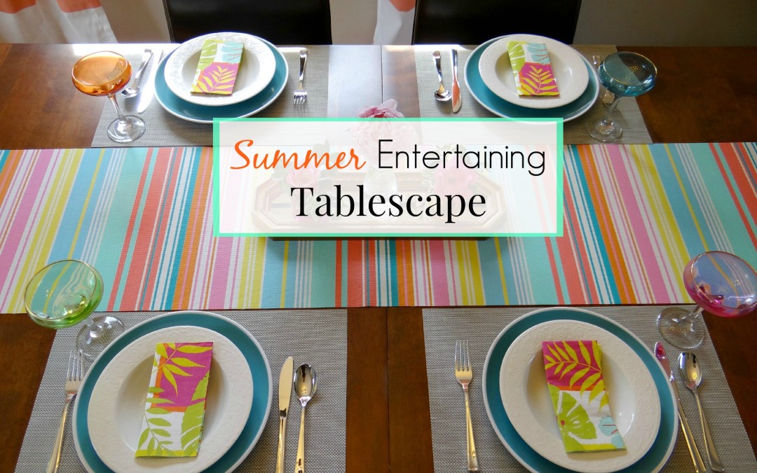 Summer Entertaining Tablescape