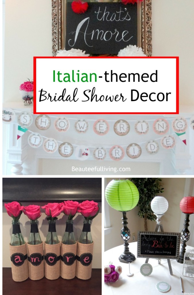 Italian themed bridal shower l Beauteeful Living