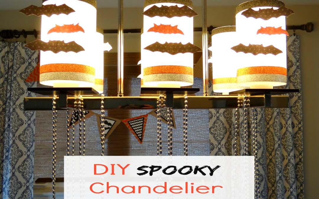 DIY Spooky Chandelier