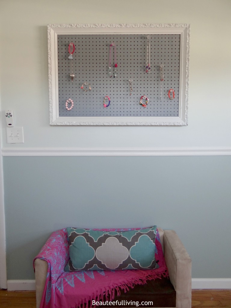 Pegboard and loveseat - Beauteeful Living