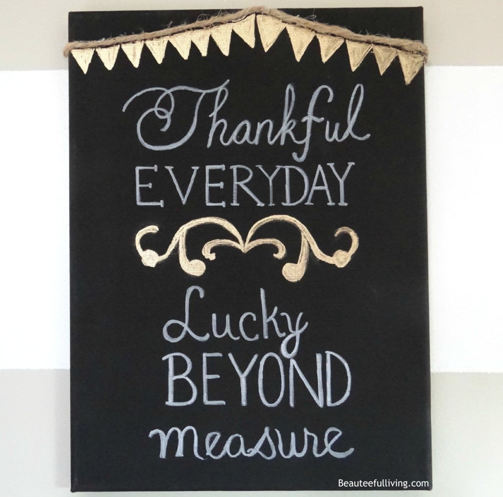 Thankful Everyday Canvas - Beauteeful Living