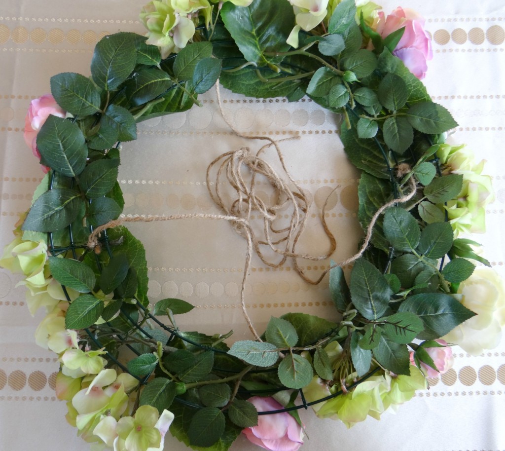 Leaves covering wreath