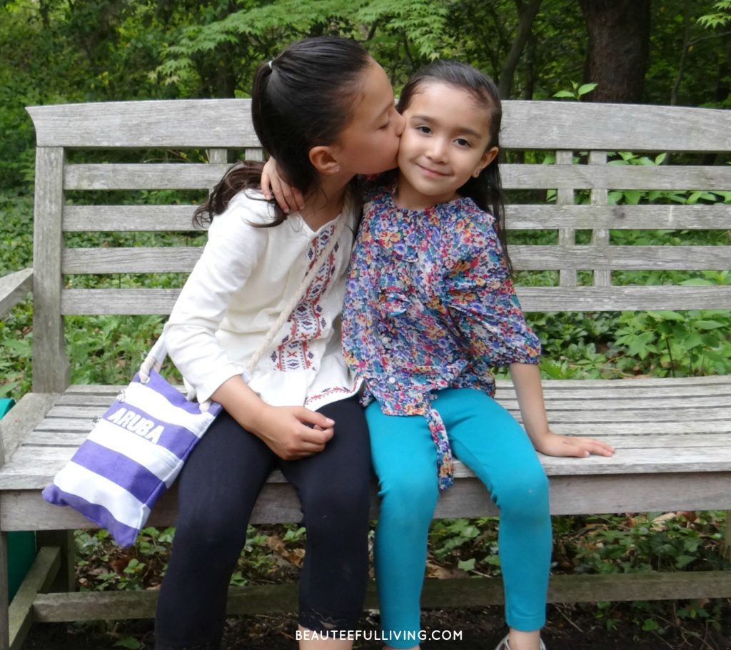 Kisses for little sister