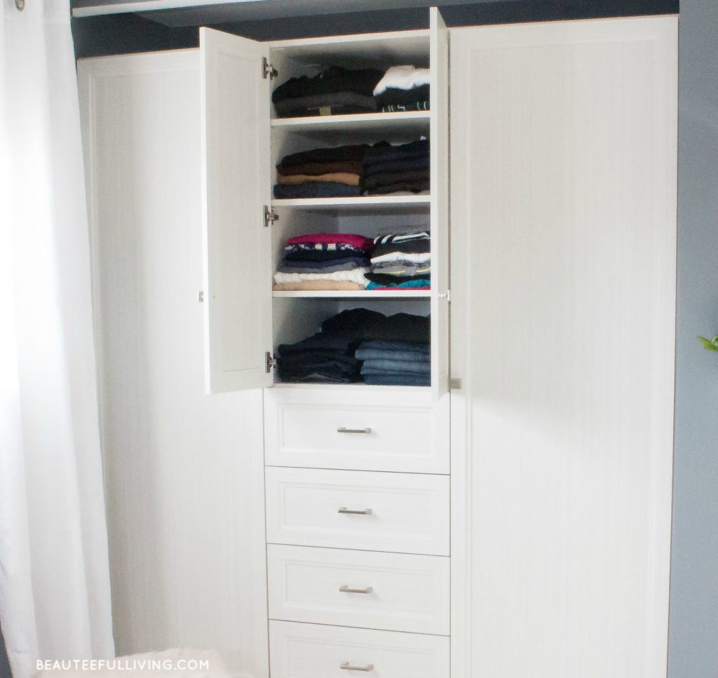 Closet Possible Armoire Middle Shelves - Beauteeful Living