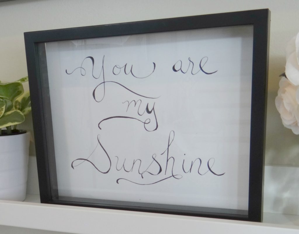 You are my sunshine quote
