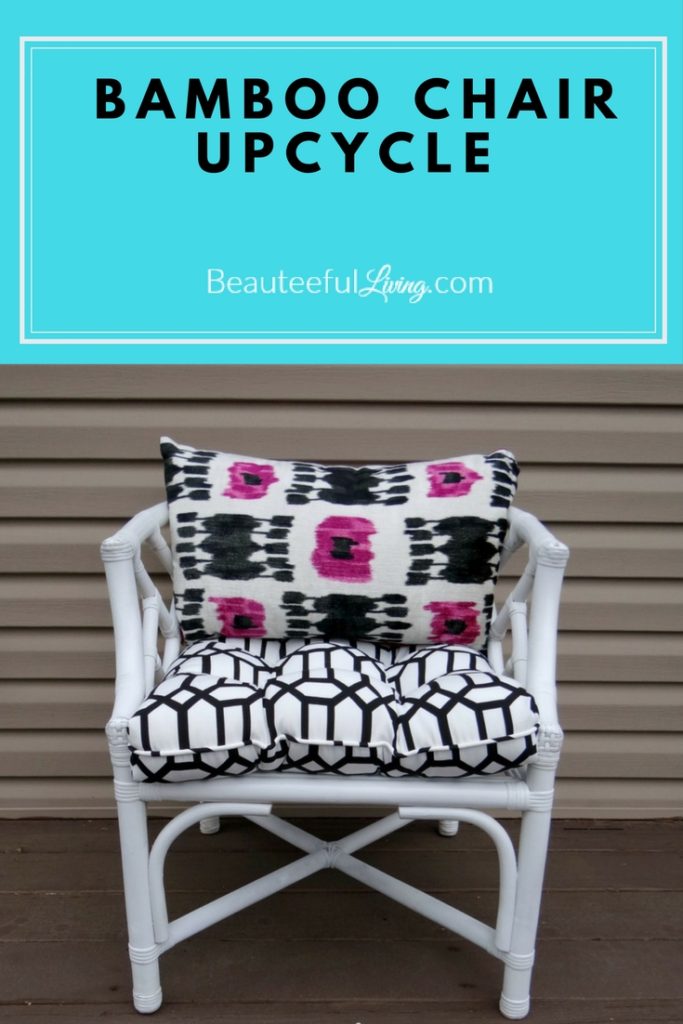 Bamboo chair upcycle