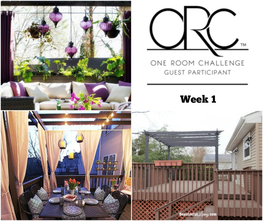 Tropical Patio - One Room Challenge Week 1