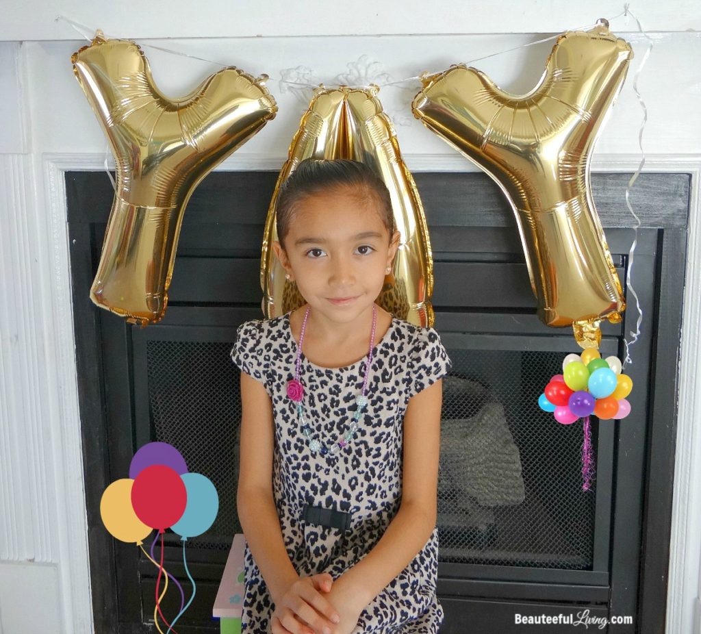 Birthday girl turning 7