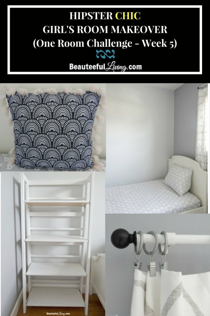 Hipster Chic Girl's Room Makeover - Beauteeful Living