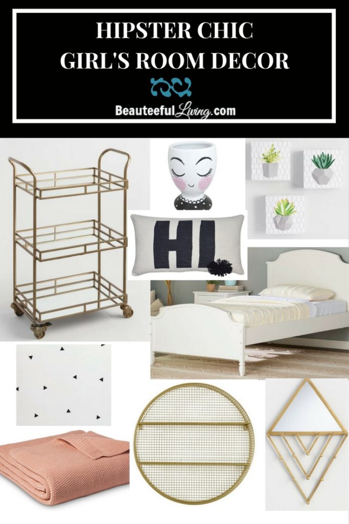Hipster Chic Girl's Room Decor - Beauteeful Living