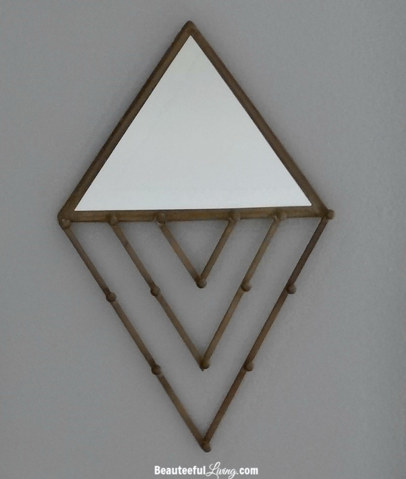Triangle jewelry wall hang