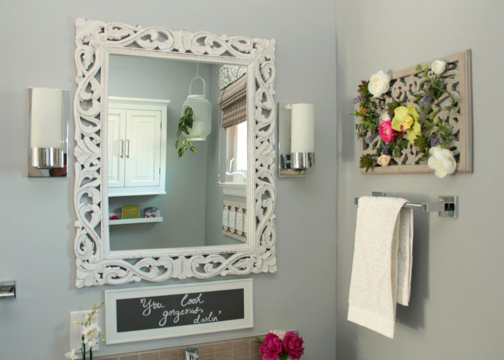 Mirror View with Decor - Beauteeful Living