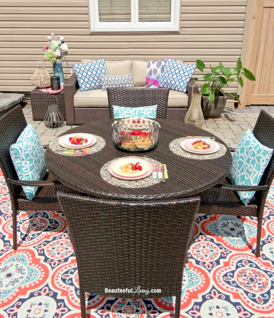 Outdoor tablescape - Beauteeful Living