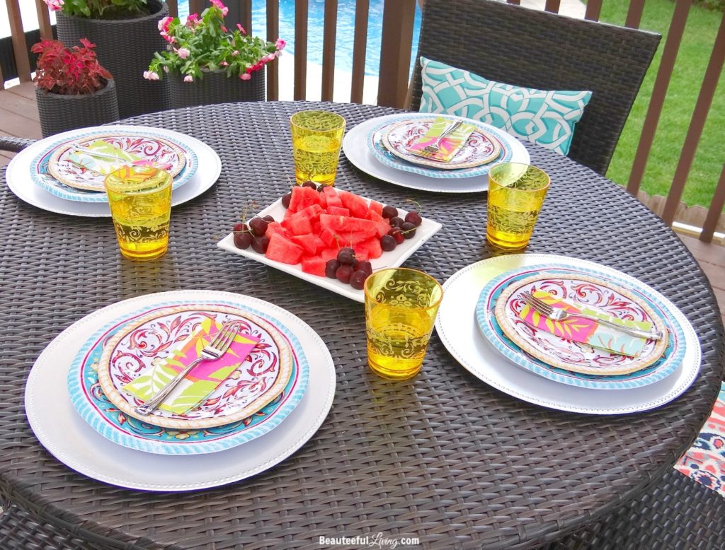 Wicker Outdoor Dining Set - Beauteeful Living