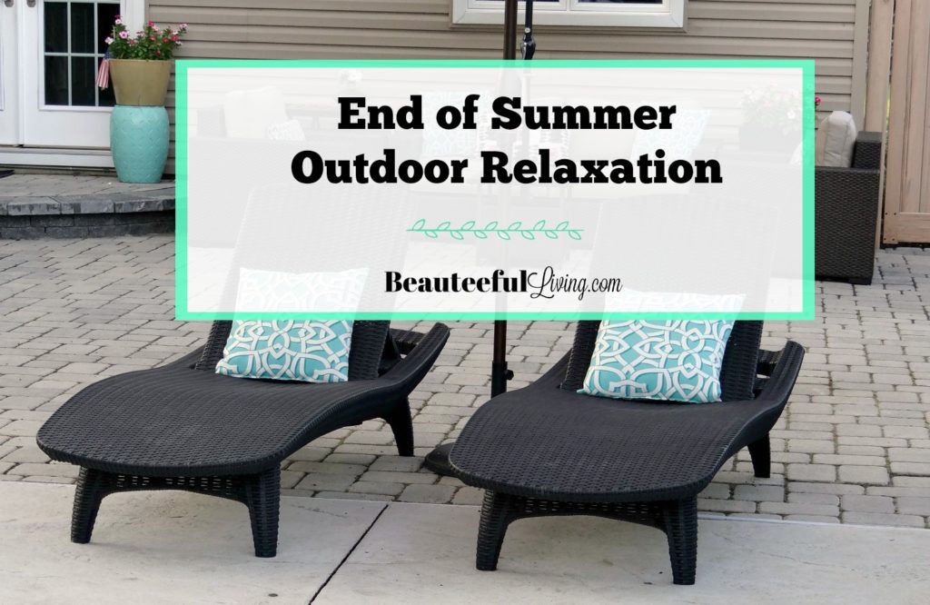 End of Summer Outdoor Relaxation