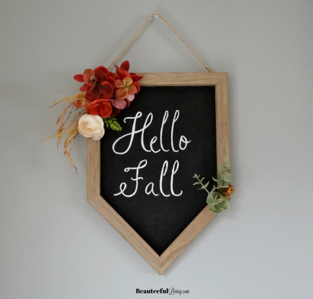 Hello Fall Wall Decor - Beauteeful Living