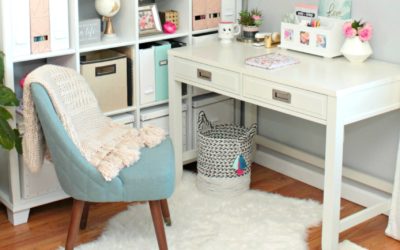 Glam Office Makeover – The Big Reveal