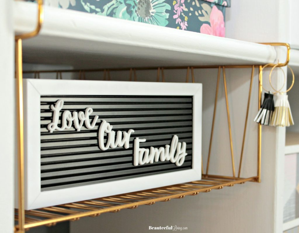 Small letterboard with wine tassels - Beauteeful Living