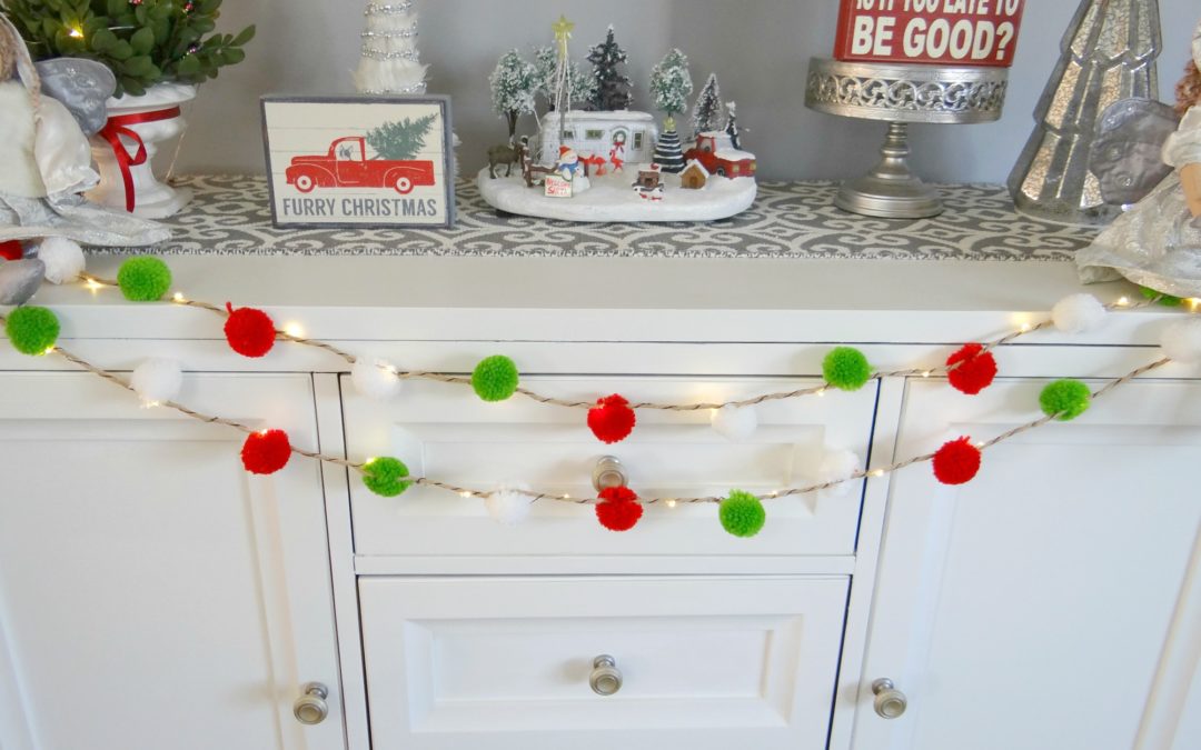 Glam Holiday Styling for Your Console Table