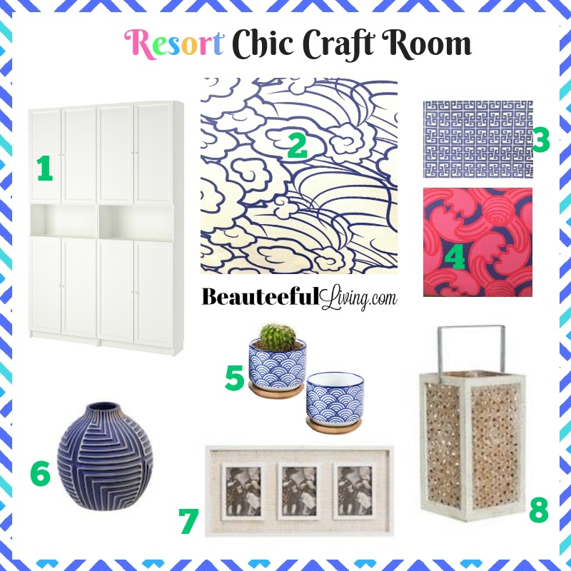 Resort Chic Craft Room - Beauteeful Living