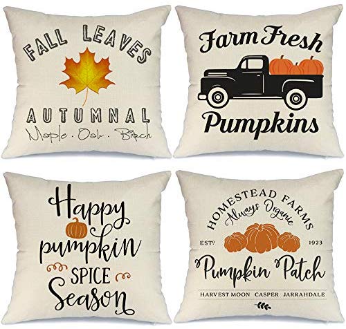 Fall Harvest Throw Pillow