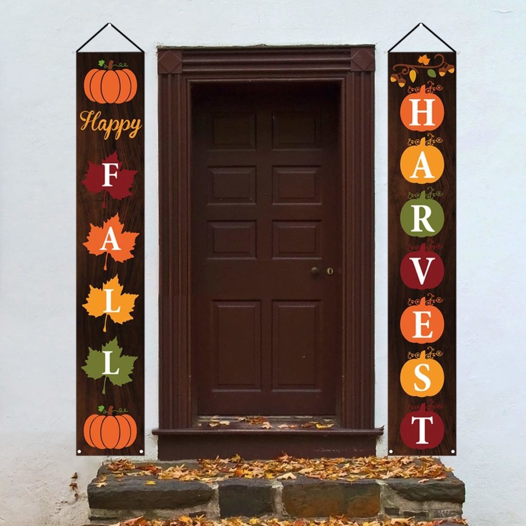 Happy Fall Hanging Banner